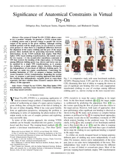 Significance of Anatomical Constraints in Virtual Try-On