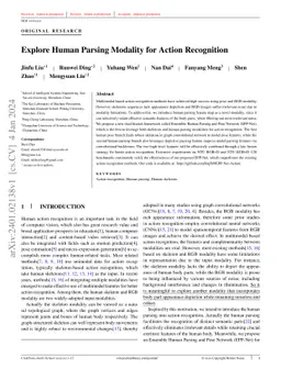 Explore Human Parsing Modality for Action Recognition