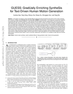 GUESS:GradUally Enriching SyntheSis for Text-Driven Human Motion
  Generation
