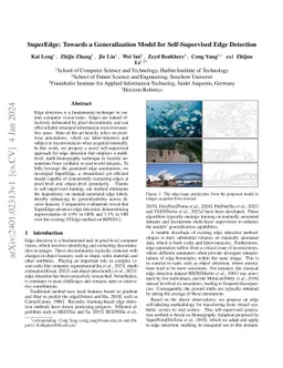 SuperEdge: Towards a Generalization Model for Self-Supervised Edge
  Detection