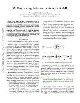 5G Positioning Advancements with AI/ML