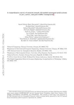 A comprehensive survey of research towards AI-enabled unmanned aerial
  systems in pre-, active-, and post-wildfire management