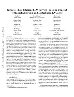 Infinite-LLM: Efficient LLM Service for Long Context with DistAttention
  and Distributed KVCache