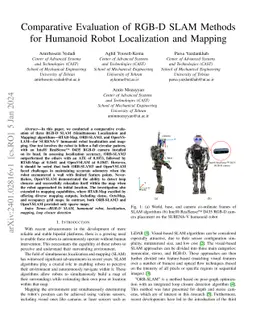 Comparative Evaluation of RGB-D SLAM Methods for Humanoid Robot
  Localization and Mapping