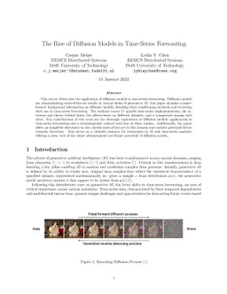The Rise of Diffusion Models in Time-Series Forecasting
