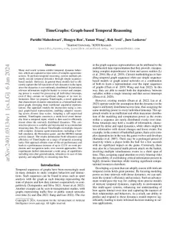 TimeGraphs: Graph-based Temporal Reasoning