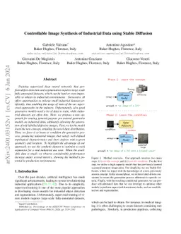 Controllable Image Synthesis of Industrial Data Using Stable Diffusion