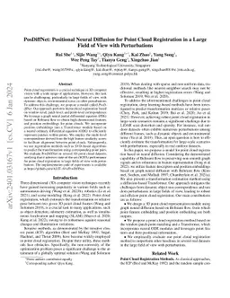 PosDiffNet: Positional Neural Diffusion for Point Cloud Registration in
  a Large Field of View with Perturbations