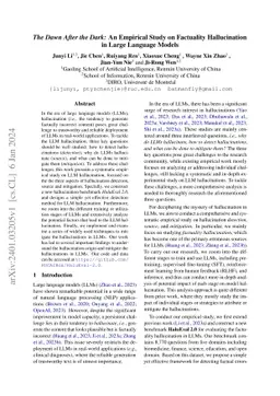 The Dawn After the Dark: An Empirical Study on Factuality Hallucination
  in Large Language Models
