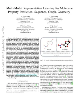 Multi-Modal Representation Learning for Molecular Property Prediction:
  Sequence, Graph, Geometry