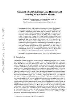 Generative Skill Chaining: Long-Horizon Skill Planning with Diffusion
  Models