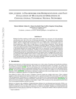 conv_einsum: A Framework for Representation and Fast Evaluation of
  Multilinear Operations in Convolutional Tensorial Neural Networks