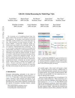 GRAM: Global Reasoning for Multi-Page VQA