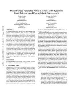 Decentralized Federated Policy Gradient with Byzantine Fault-Tolerance
  and Provably Fast Convergence