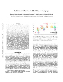 SeTformer is What You Need for Vision and Language