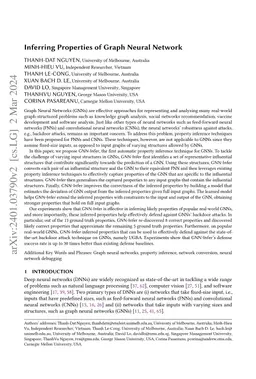 Inferring Properties of Graph Neural Networks