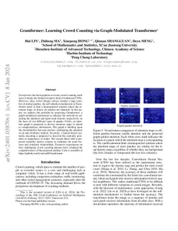 Gramformer: Learning Crowd Counting via Graph-Modulated Transformer