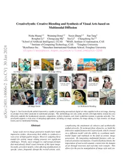 CreativeSynth: Cross-Art-Attention for Artistic Image Synthesis with Multimodal Diffusion