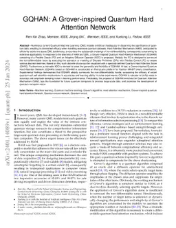 GQHAN: A Grover-inspired Quantum Hard Attention Network