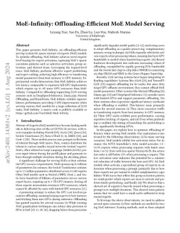 MoE-Infinity: Efficient MoE Inference on Personal Machines with Sparsity-Aware Expert Cache