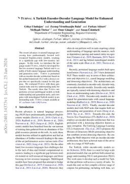 TURNA: A Turkish Encoder-Decoder Language Model for Enhanced
  Understanding and Generation