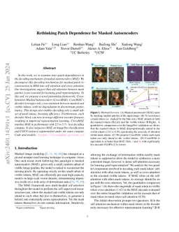 Rethinking Patch Dependence for Masked Autoencoders