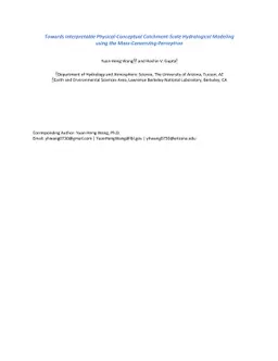 Towards Interpretable Physical-Conceptual Catchment-Scale Hydrological
  Modeling using the Mass-Conserving-Perceptron