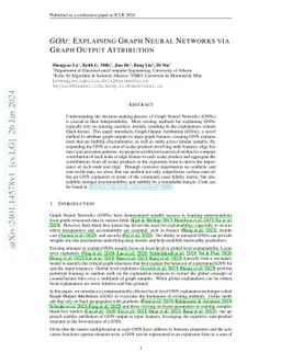 GOAt: Explaining Graph Neural Networks via Graph Output Attribution