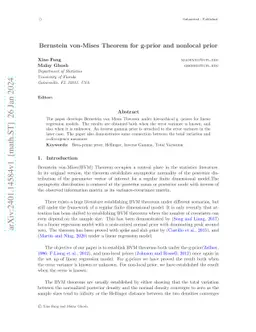 Bernstein von-Mises Theorem for g-prior and nonlocal prior