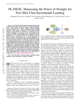 PL-FSCIL: Harnessing the Power of Prompts for Few-Shot Class-Incremental
  Learning