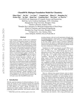 ChemDFM: Dialogue Foundation Model for Chemistry