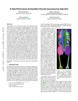 A High-Performance SurfaceNets Discrete Isocontouring Algorithm