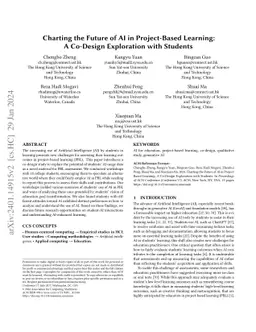 Charting the Future of AI in Project-Based Learning: A Co-Design
  Exploration with Students