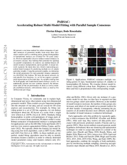 PARSAC: Accelerating Robust Multi-Model Fitting with Parallel Sample
  Consensus