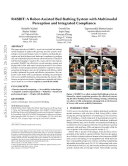RABBIT: A Robot-Assisted Bed Bathing System with Multimodal Perception and Integrated Compliance