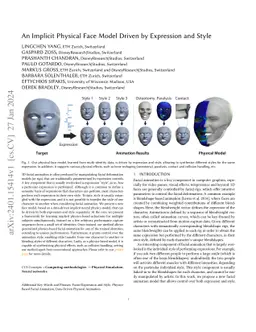 An Implicit Physical Face Model Driven by Expression and Style