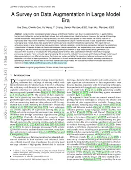 A Survey on Data Augmentation in Large Model Era