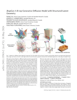 BrepGen: A B-rep Generative Diffusion Model with Structured Latent
  Geometry
