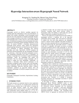 Hyperedge Interaction-aware Hypergraph Neural Network