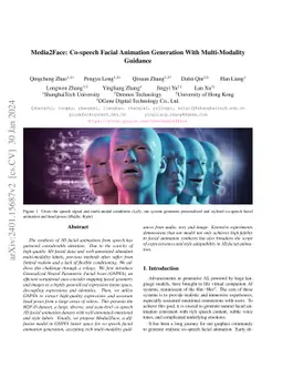 Media2Face: Co-speech Facial Animation Generation With Multi-Modality
  Guidance