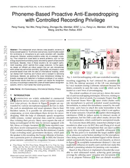 Phoneme-Based Proactive Anti-Eavesdropping with Controlled Recording
  Privilege