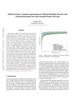 SERNet-Former: Semantic Segmentation by Efficient Residual Network with
  Attention-Boosting Gates and Attention-Fusion Networks