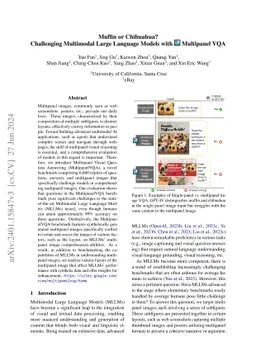 Muffin or Chihuahua? Challenging Multimodal Large Language Models with
  Multipanel VQA