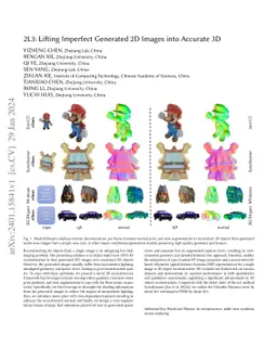 2L3: Lifting Imperfect Generated 2D Images into Accurate 3D