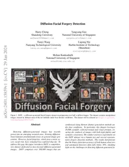 Diffusion Facial Forgery Detection