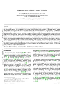 Importance-Aware Adaptive Dataset Distillation