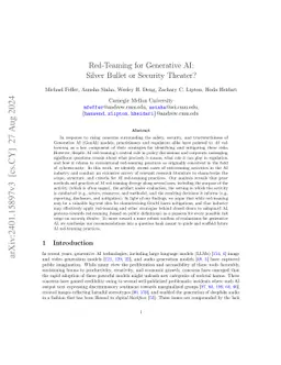 Red-Teaming for Generative AI: Silver Bullet or Security Theater?