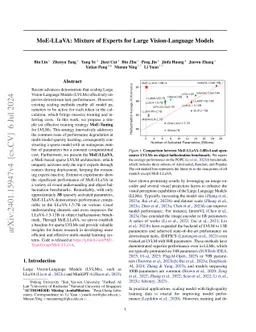 MoE-LLaVA: Mixture of Experts for Large Vision-Language Models