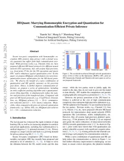 HEQuant: Marrying Homomorphic Encryption and Quantization for
  Communication-Efficient Private Inference