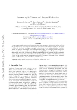 Neuromorphic Valence and Arousal Estimation